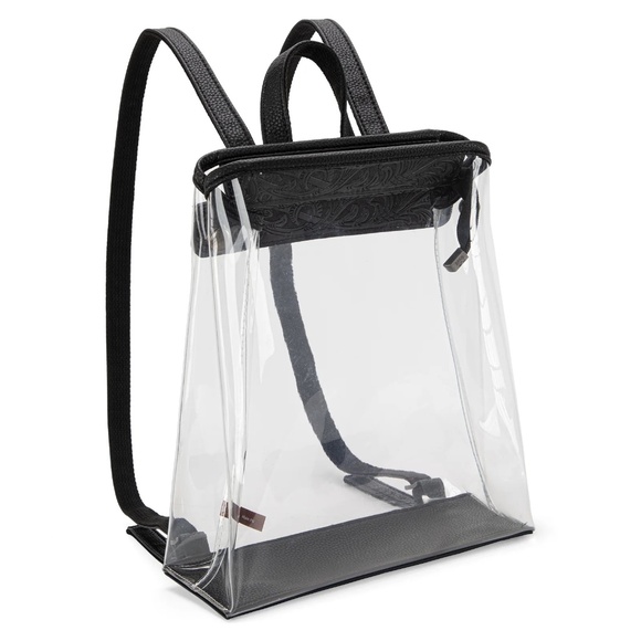 Montana West Western Clear Backpack- Black main image 6